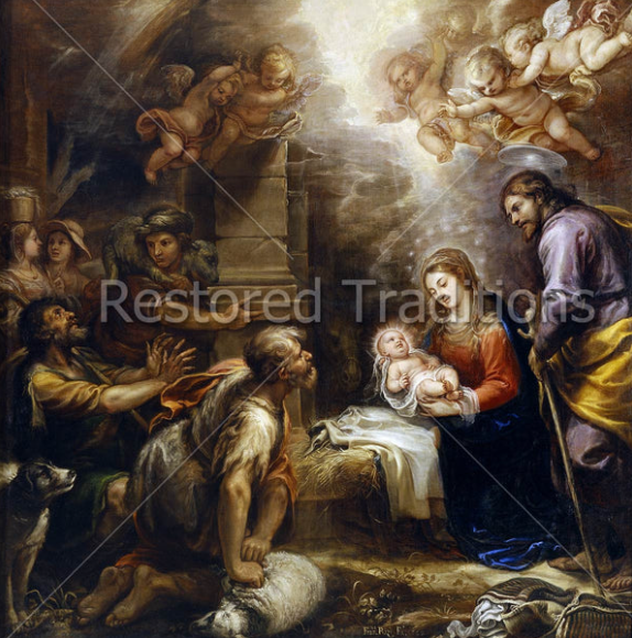 Digitally Restored Catholic Artwork: Unveiling Sacred Narratives for Art Professionals