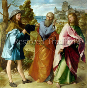 Two Disciples And Disguised Jesus