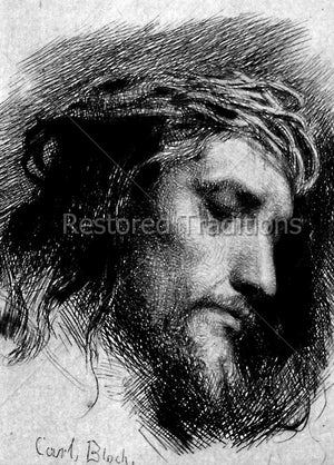 Suffering Christ, Etching