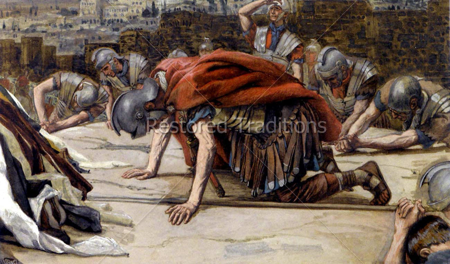 Roman Soldier kneeling