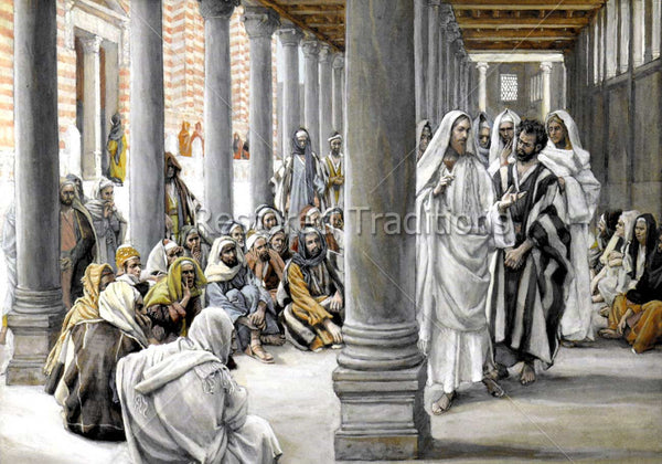 Jesus Walks in the Portico of Solomon Tissot