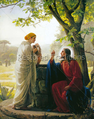 Jesus Talking to Woman at Well