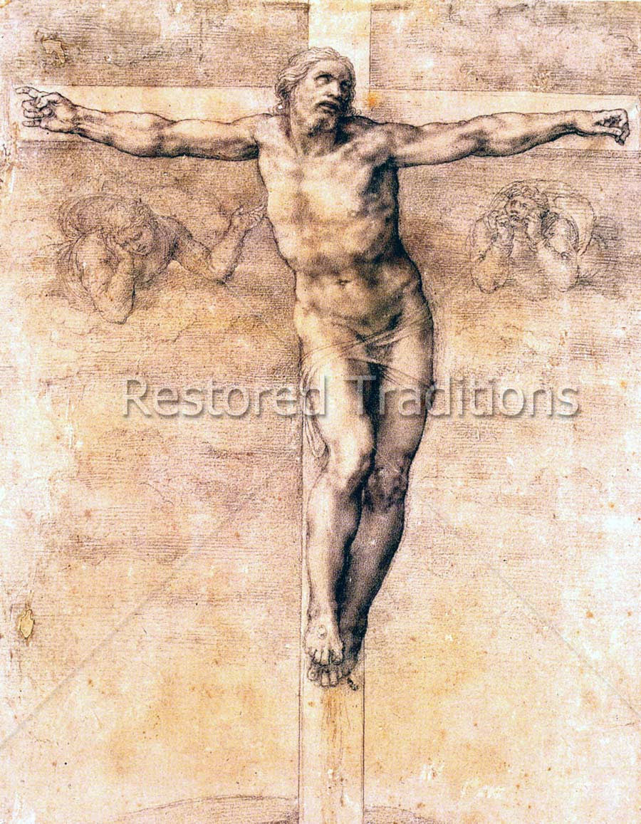 Da Vinci's sketch of Christ