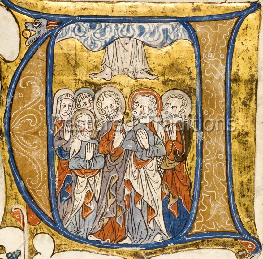 Manuscript Illustration of the Ascension