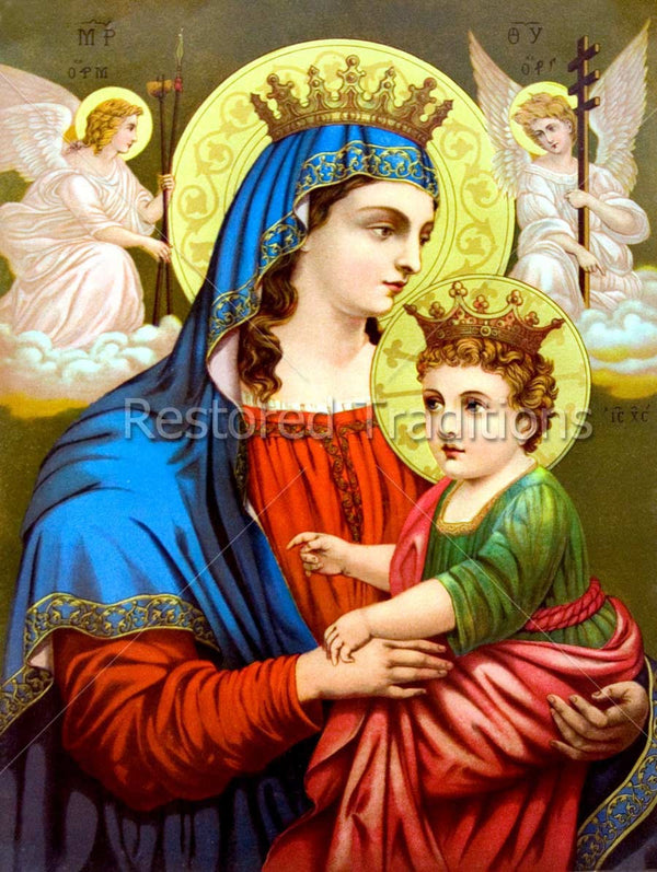 Our Lady of Perpetual Help | Stock Art in High Resolution - Restored ...