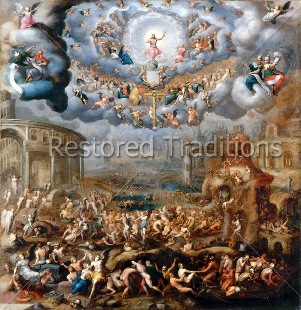 High-Quality Catholic Stock Art | The Last Judgment - Restored Traditions