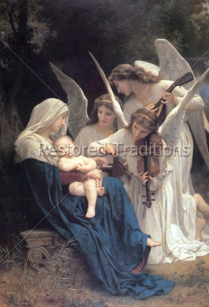 Song of the Angels by Bouguereau