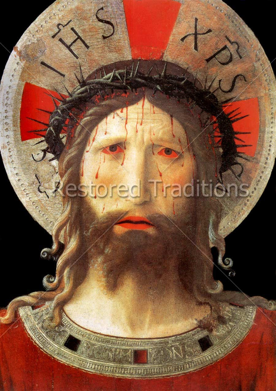 Christ Crowned with Thorns – Angelico, restored fine-art print