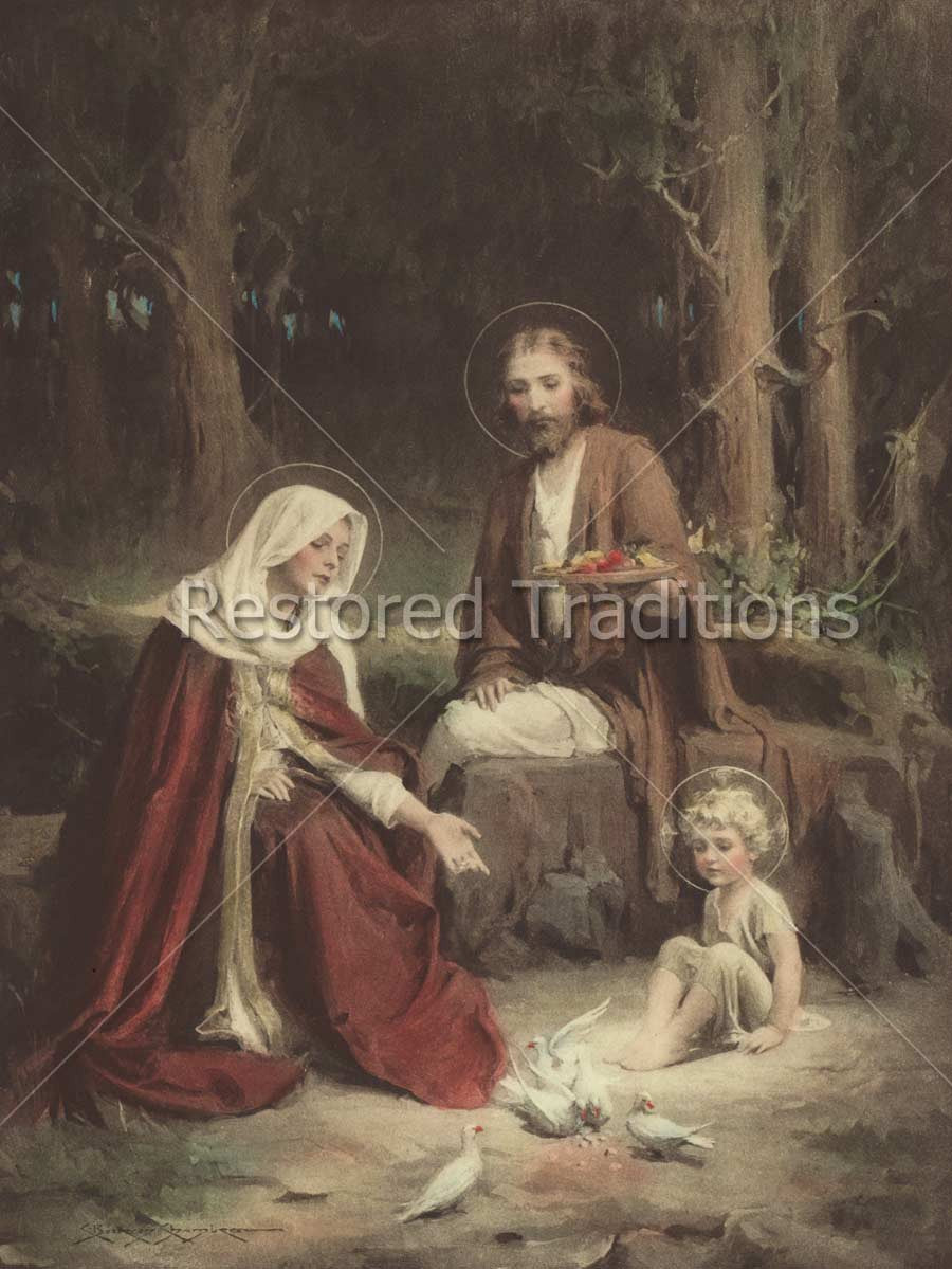 Holy Family – Chambers, restored fine-art print