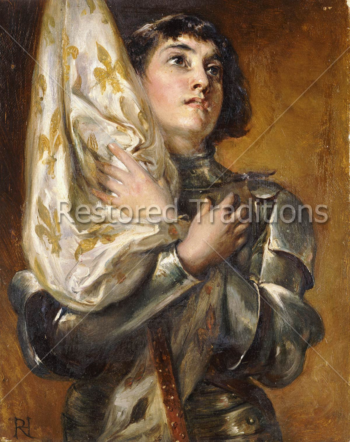 St. Joan of Arc – Hillingford, restored fine-art print