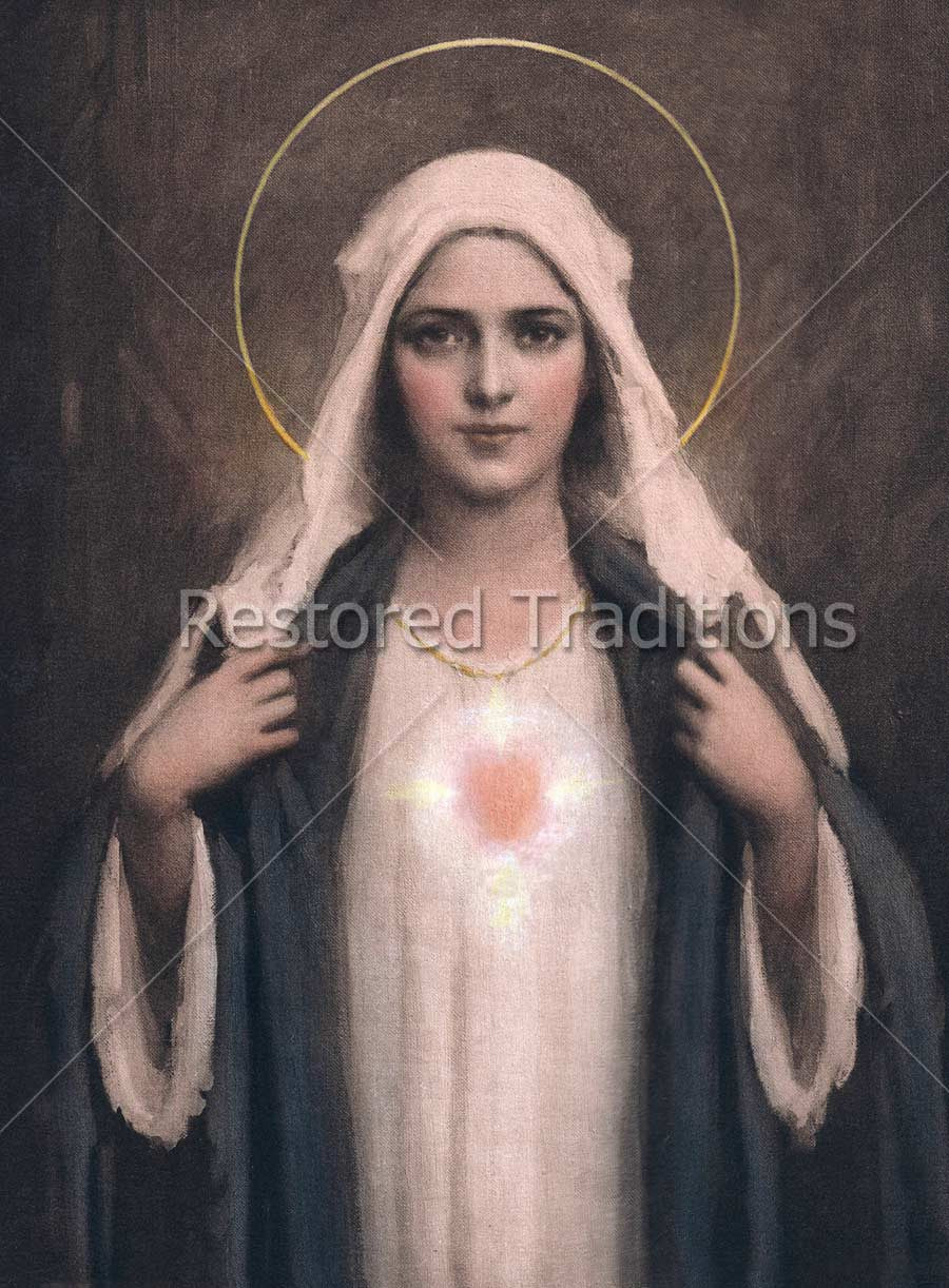 Immaculate Heart V – Chambers, restored fine-art print