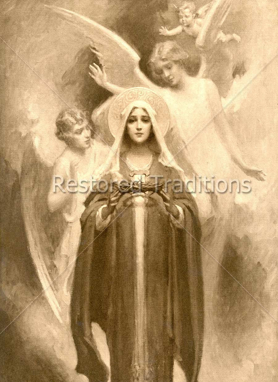 Mother of God & Man – Chambers, restored fine-art print
