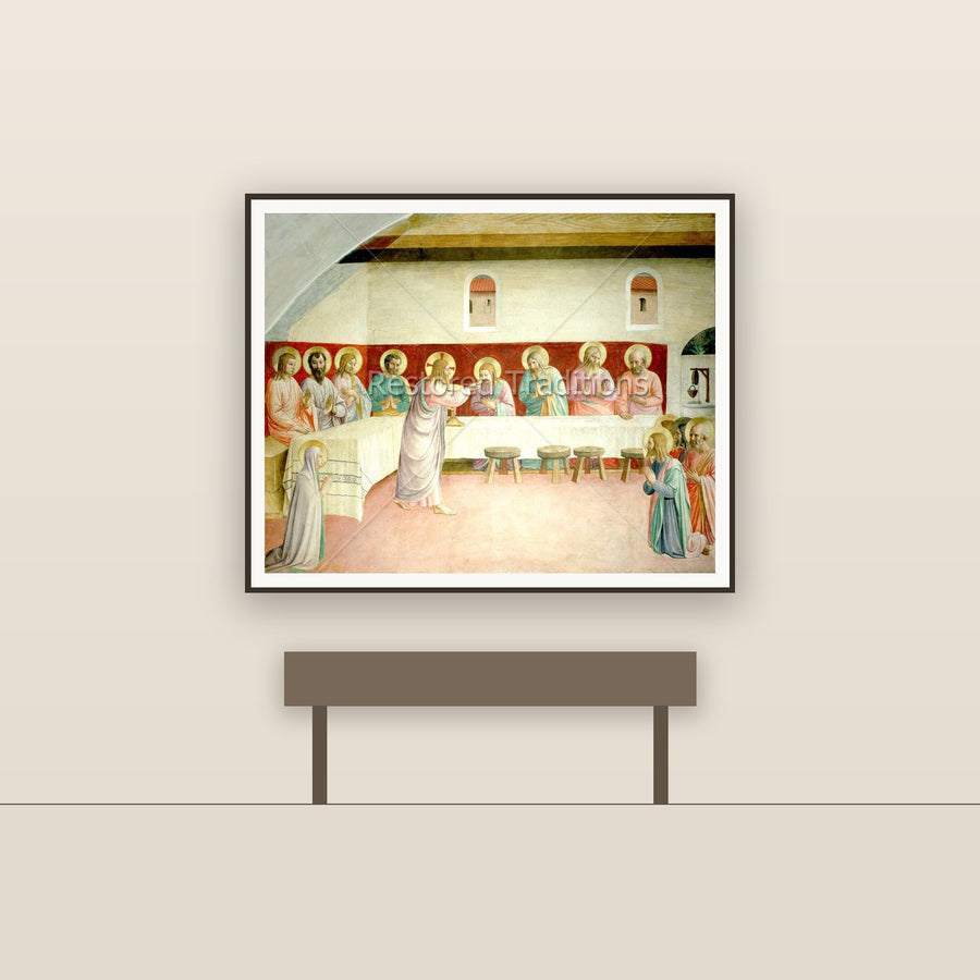 Communion of the Apostles – Angelico, restored fine-art print