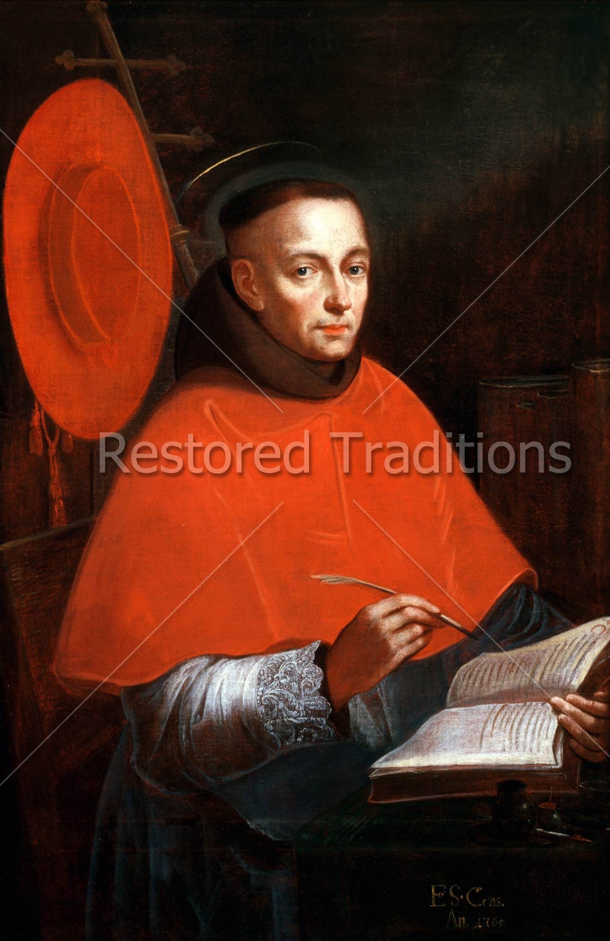 St. Bonaventure – Cones, restored fine-art print