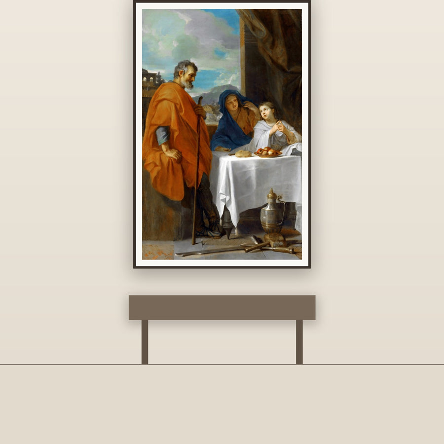 Holy Family – Le Brun, restored fine-art print