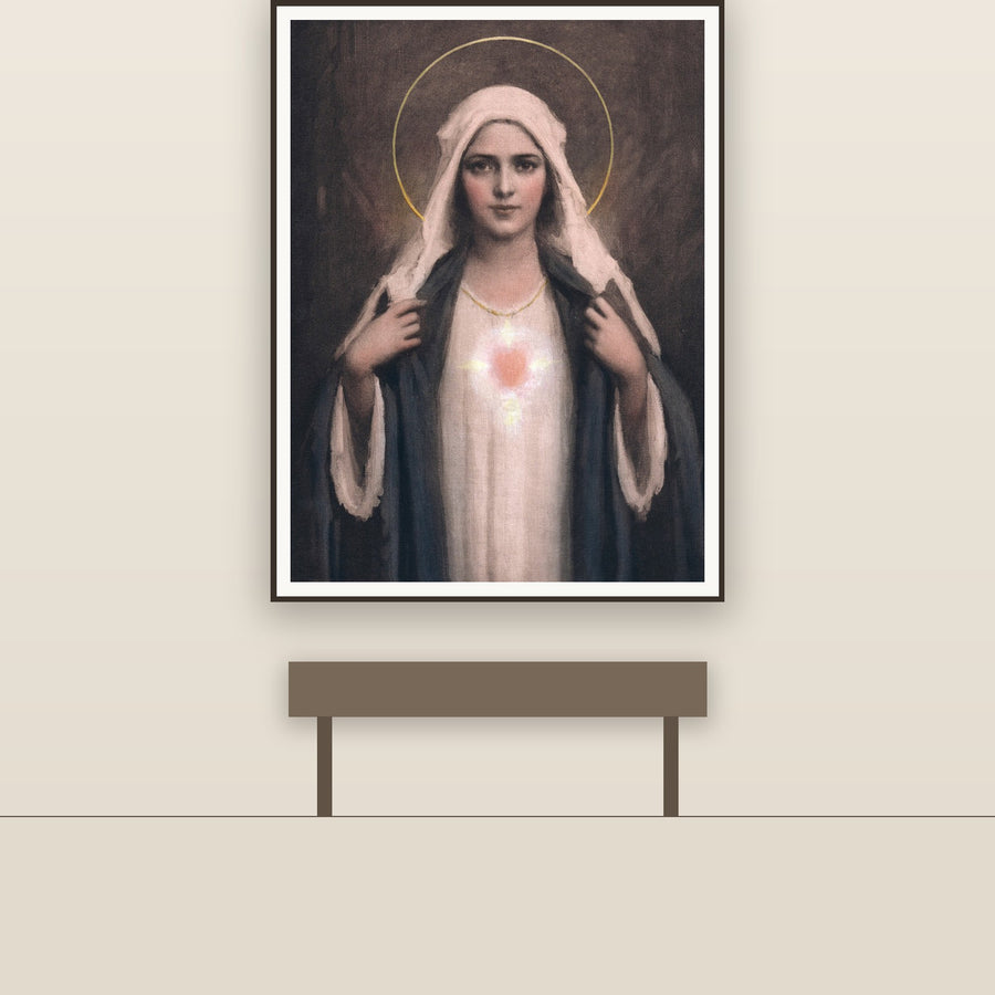 Immaculate Heart V – Chambers, restored fine-art print