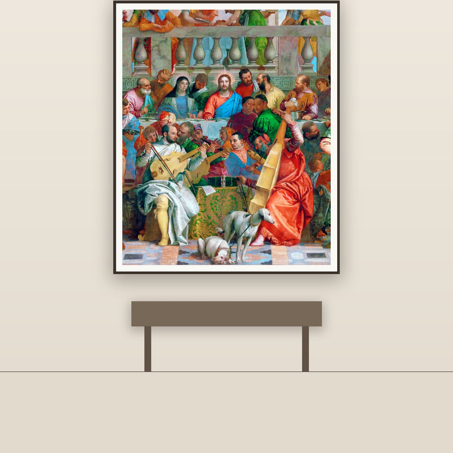 Marriage at Cana Detail – Veronese, restored fine-art print