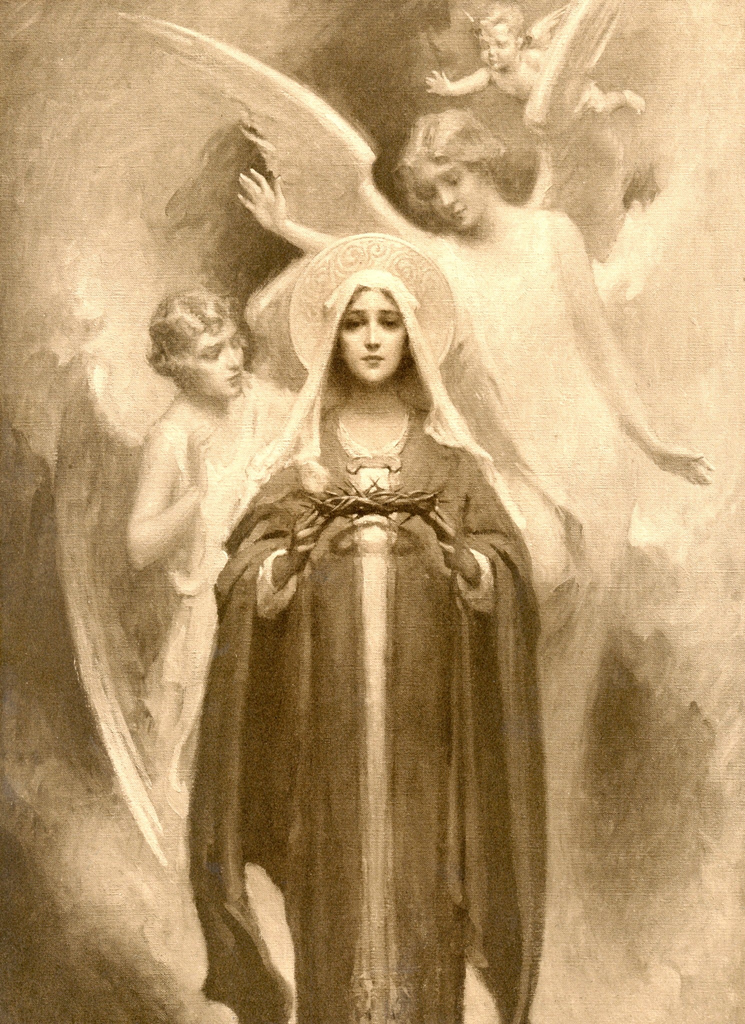 Mother of God & Man – Chambers, restored fine-art print