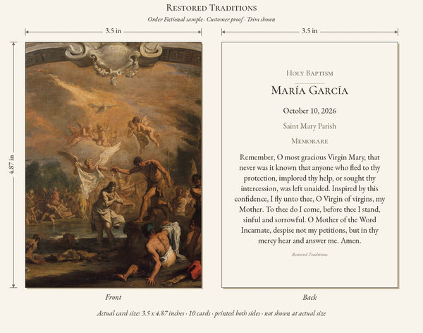 Sacramental Remembrance Cards