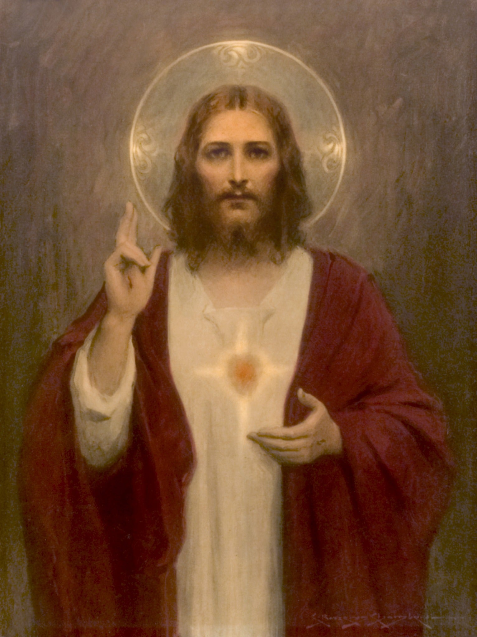 Sacred Heart IV – Chambers, restored fine-art print