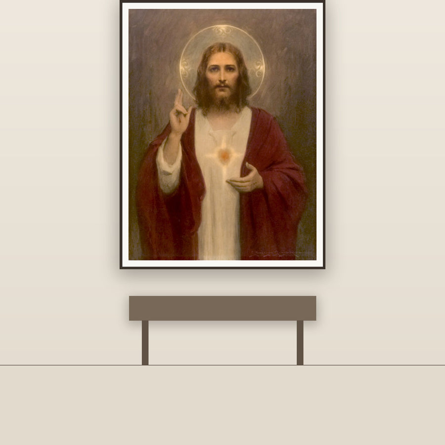 Sacred Heart IV – Chambers, restored fine-art print