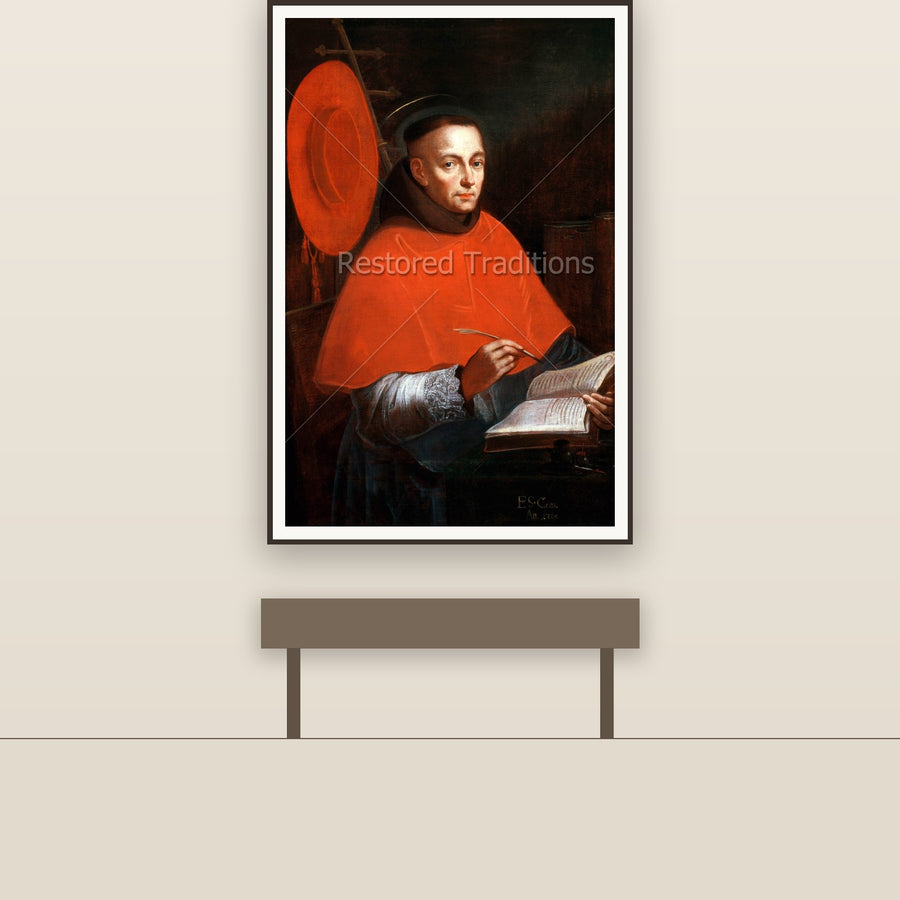St. Bonaventure – Cones, restored fine-art print