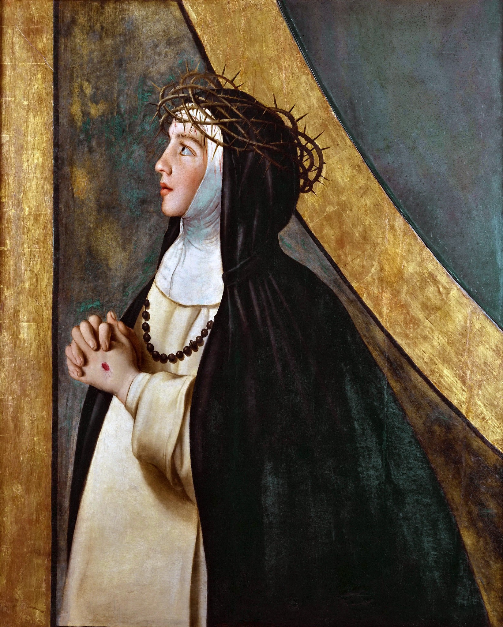 St. Catherine of Siena – Bautista, restored fine-art print