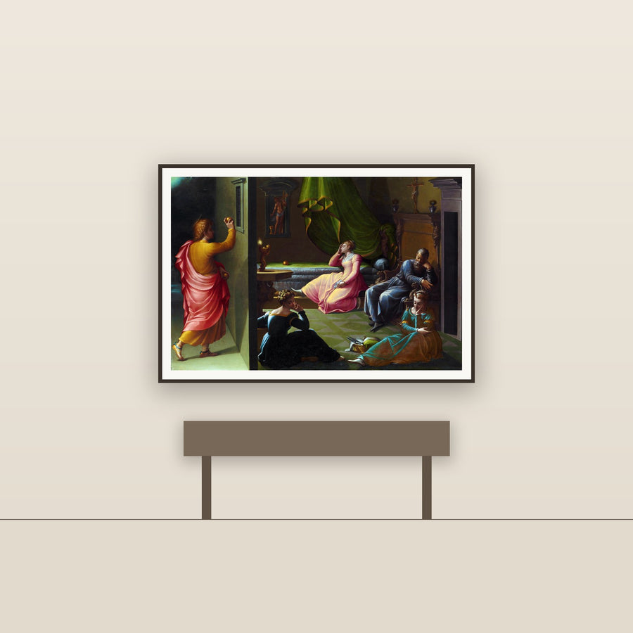 St. Nicholas of Bari, restored fine-art print