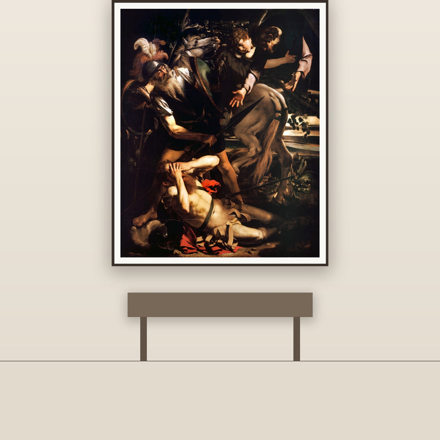 St. Paul's Conversion – Caravaggio, restored fine-art print