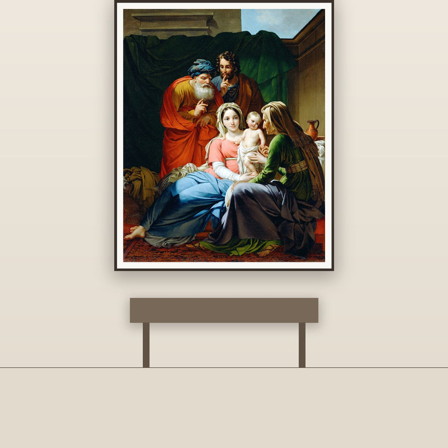 The Holy Family – Palinka, restored fine-art print
