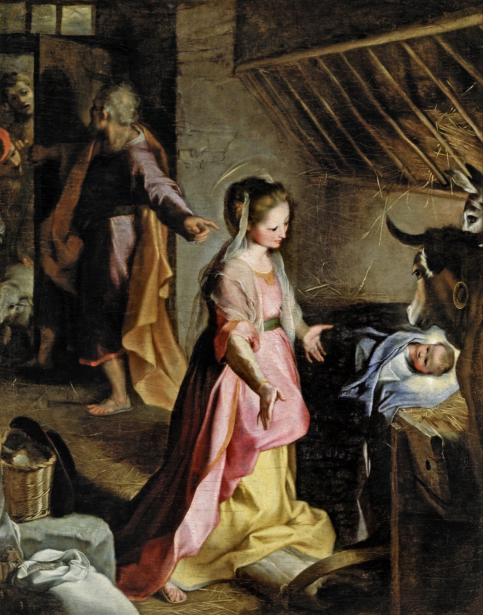The Nativity – Barocci, restored fine-art print
