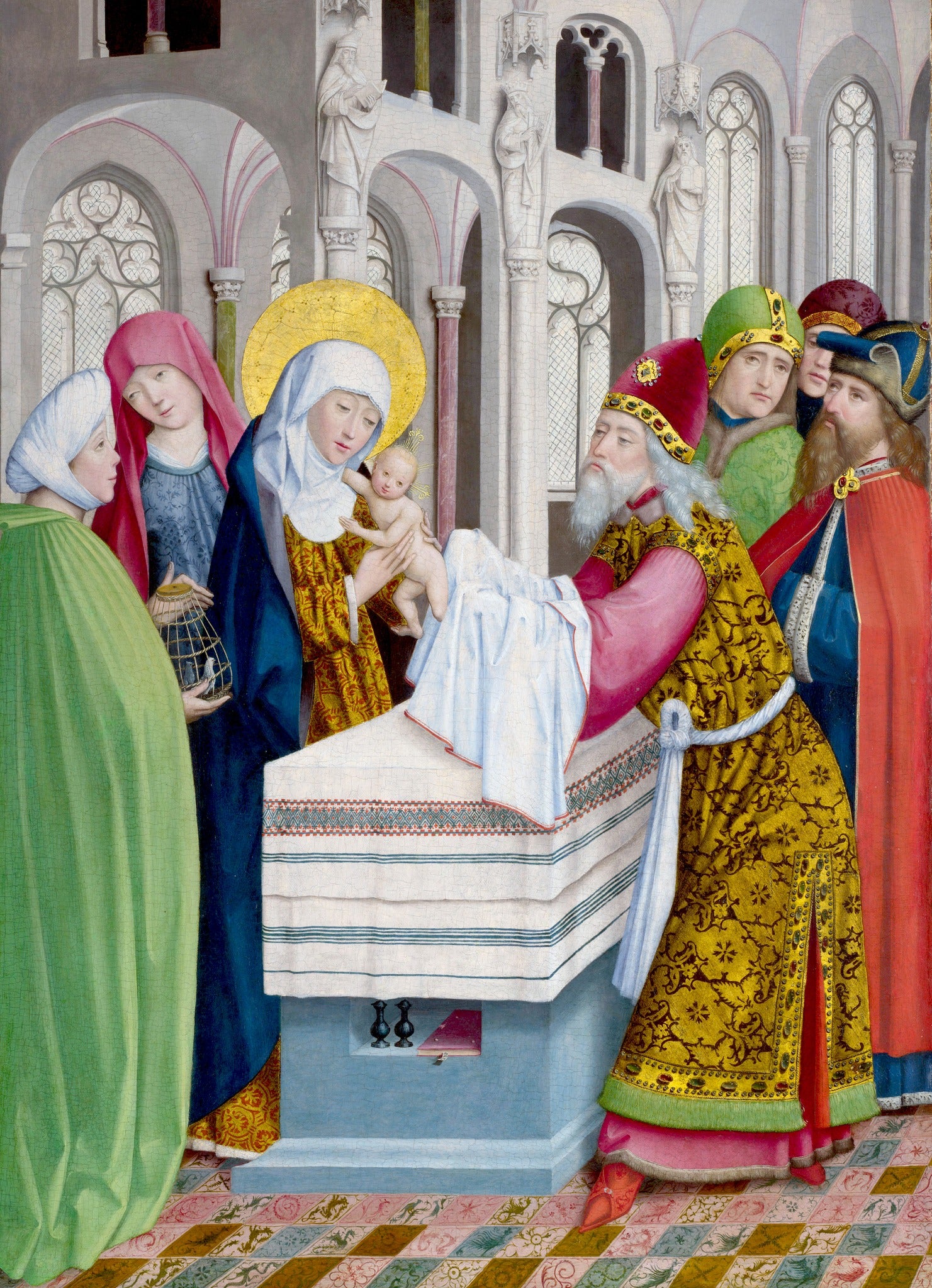 The Presentation in the Temple – Liesborn, restored fine-art print