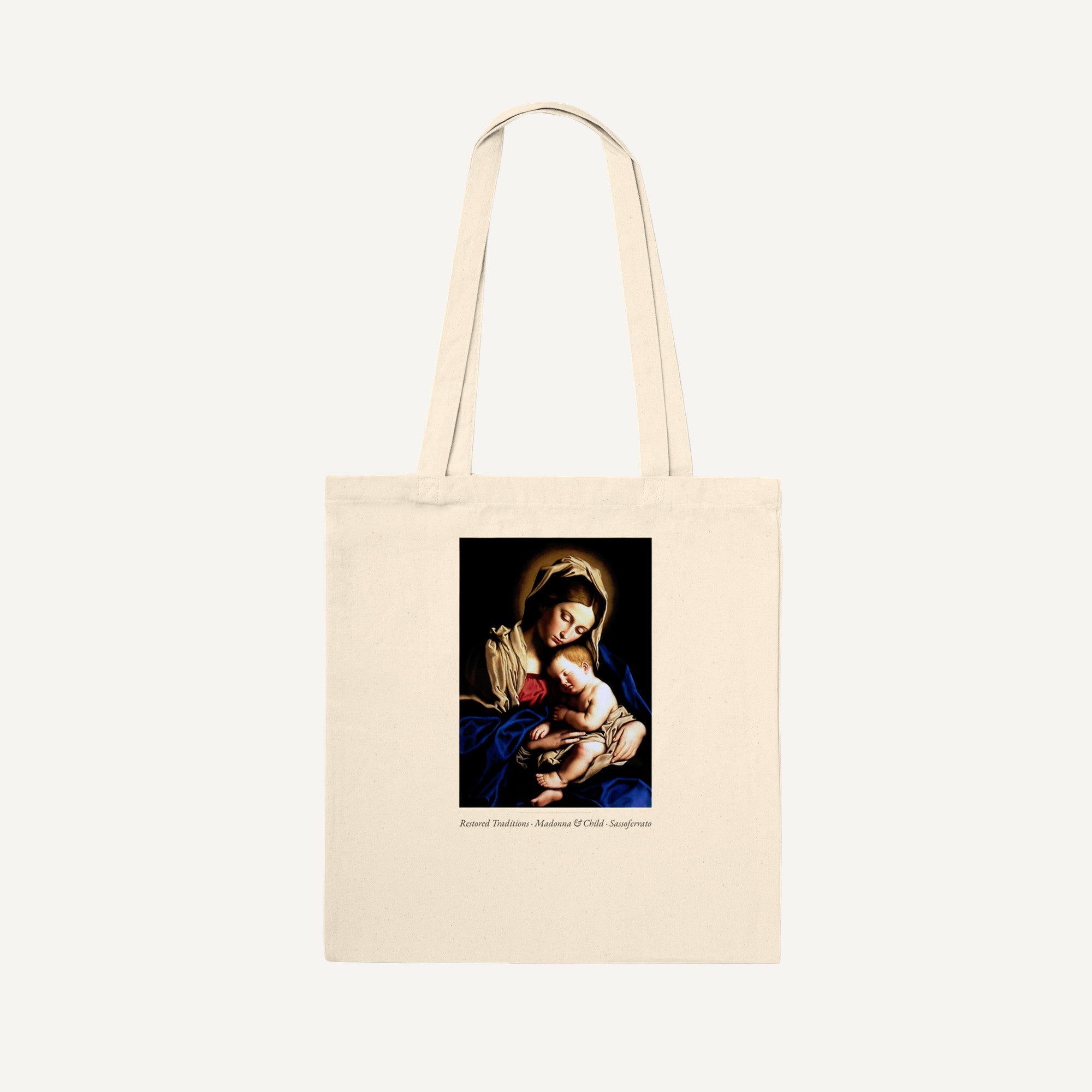 Madonna & Child – Sassoferrato tote bag — Restored Traditions