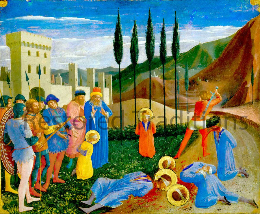 Execution of five saints