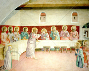 Christ Distributes Holy Eucharist