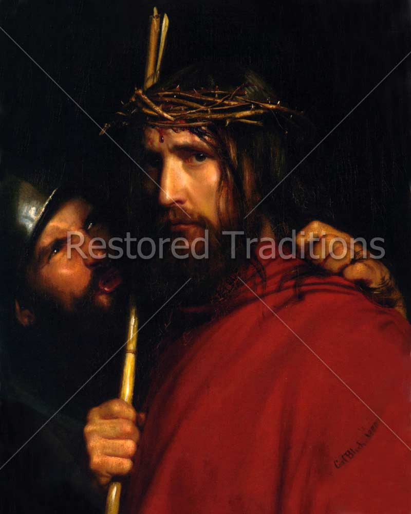 Soldier Mocking Jesus