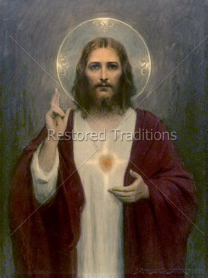 Jesus Showing Sacred Heart