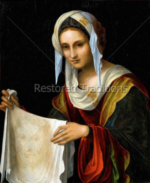 Veronica With Image On Veil