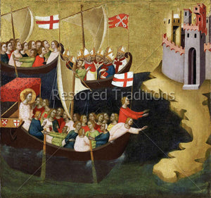 Ursula Sailing With Other Virgin Martyrs