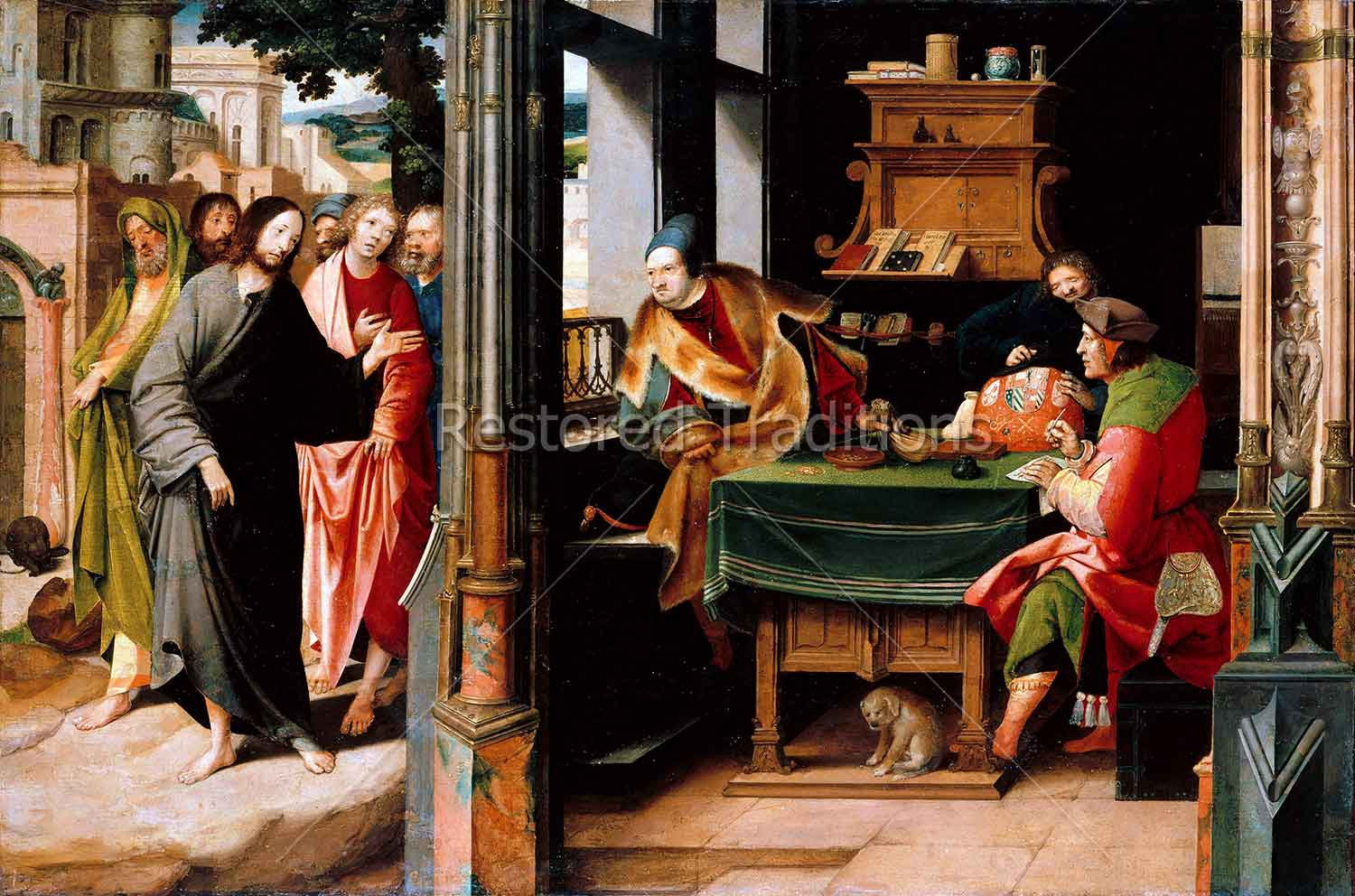 Calling of St. Matthew | High Resolution Image - Restored Traditions