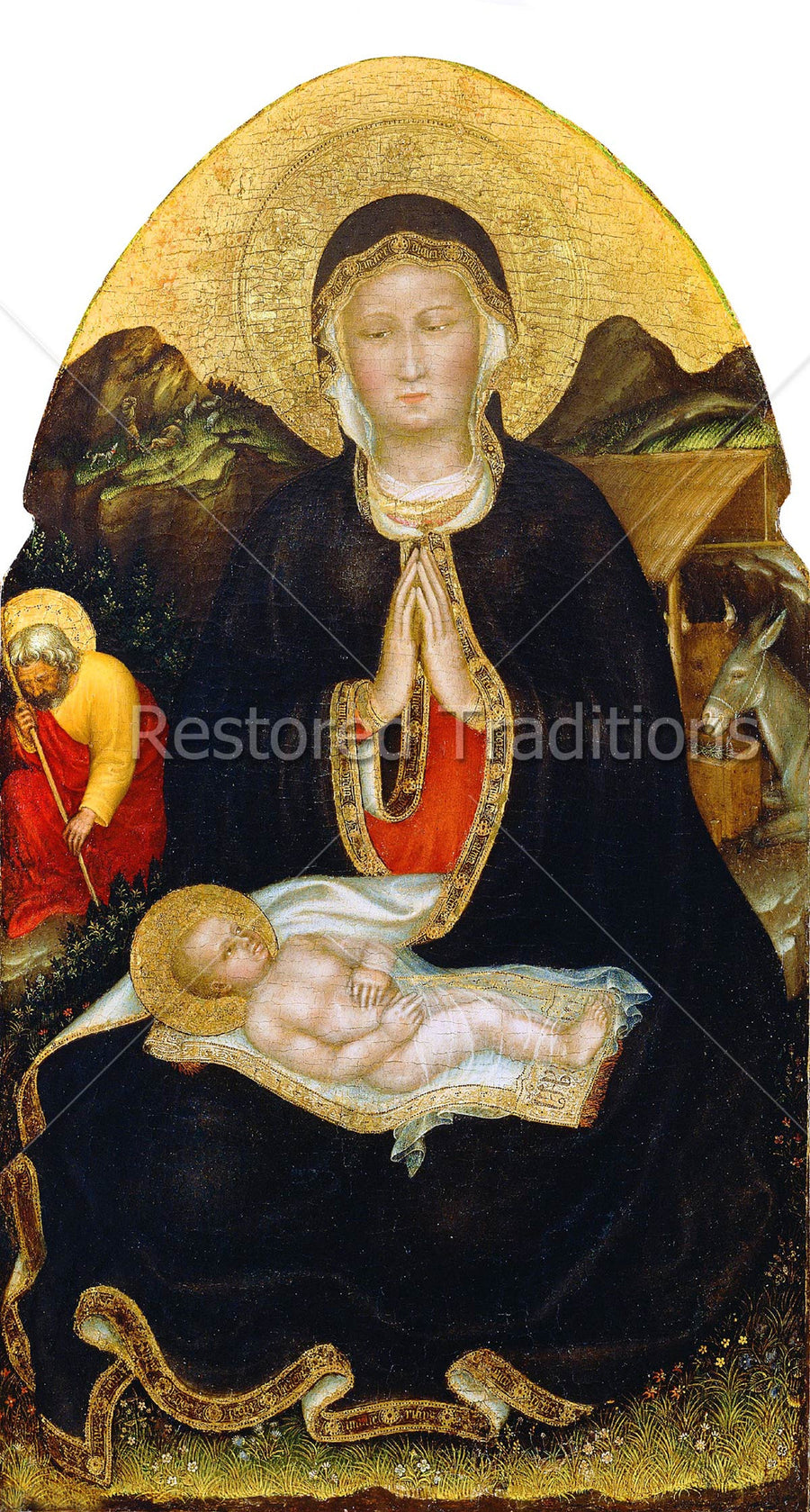 Infant Jesus on Mary's Lap