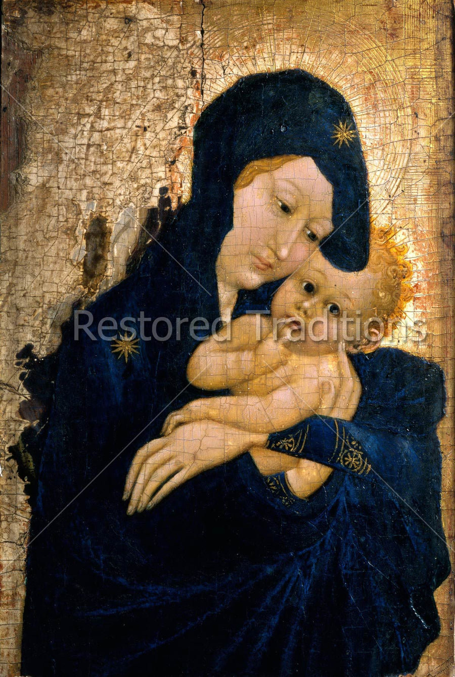 Virgin Mary Holds Jesus Christ