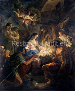 Birth of Jesus in Stable
