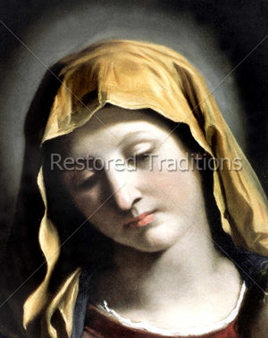 Mary With Closed Eyes