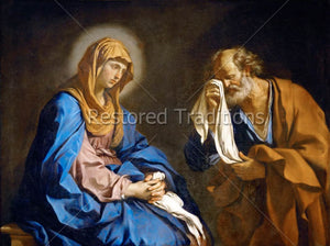 Simon Peter cries beside Mary