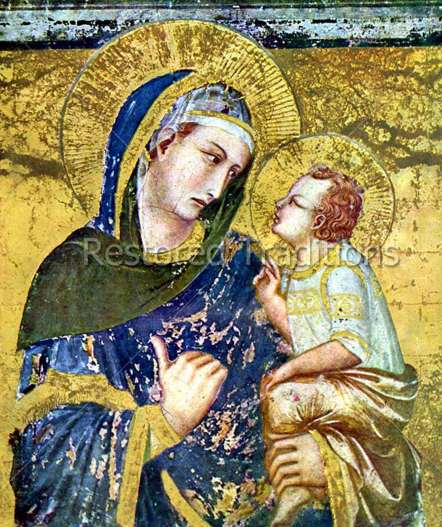 Madonna of the Sunset, Lorenzetti | High Resolution Image