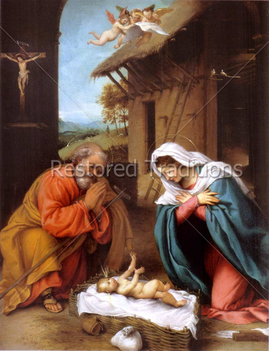 Baby Christ in manger