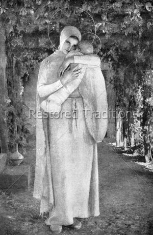 Mary Holding Baby Jesus
