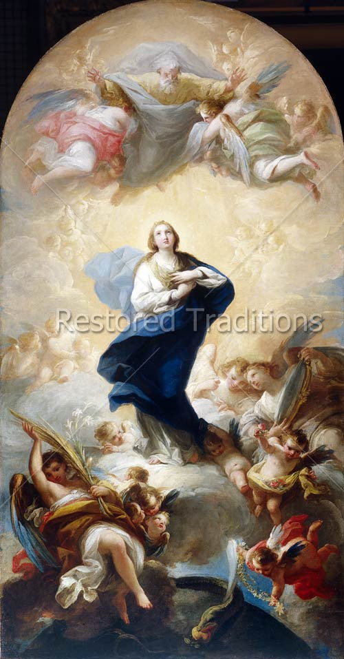 Our Lady in Heaven with God the Father