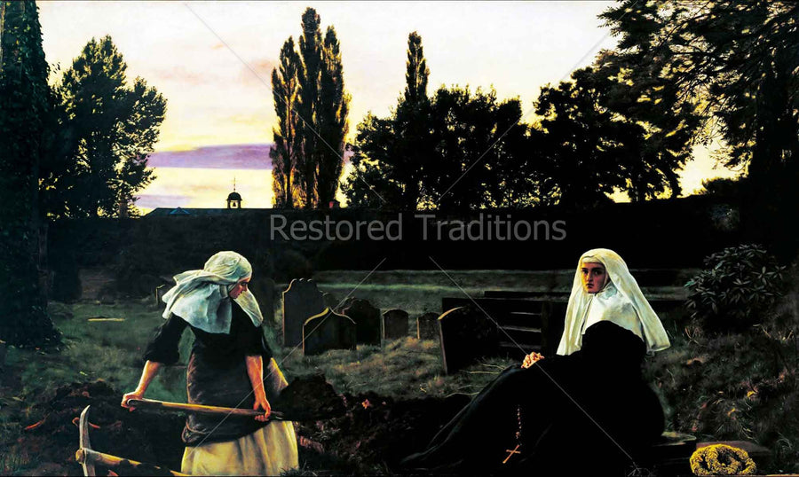 religious sisters in graveyard